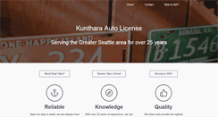 Desktop Screenshot of kuntharaautolicense.com